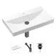 Врезная раковина Lavinia Boho Bathroom Sink 21520613 фарфор 80 см с донным клапаном и металлическим сифоном
