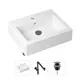 Накладная раковина Lavinia Boho Bathroom Sink 21520697 фарфор 50.5 см с донным клапаном и металлическим сифоном