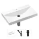 Врезная раковина Lavinia Boho Bathroom Sink 21520612 фарфор 80 см с донным клапаном и металлическим сифоном