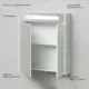 Зеркальный шкаф Итана Roberto 70 700x170x790 Белый глянец