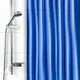 Шторка для ванной комнаты V-LINE 7070-BLUE 180x180см цвет синий