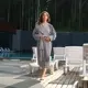Банный халат Lovelife 7528489 размер 50 цвет серый
