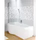 Шторка для ванной комнаты Riho GZT94000762 150x79см цвет бесцветный прозрачный