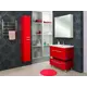 Шкаф зеркальный подвесной Акватон 1A175202MA010 80x75см цвет белый