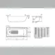 Прямоугольная ванна BLB B60E сталь 160x70см
