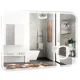 Зеркало для ванной Azario ФР-00002155 с подсветкой 100x80см