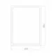 Зеркало для ванной Azario ФР-00001405 с подсветкой 60x80см