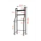 Стеллаж для туалета Sokoltec HW47883BK