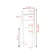 Стеллаж для туалета Sokoltec HW47883WH