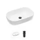 Накладная раковина Lavinia Boho Bathroom Sink 21520790 фарфор 54 см с донным клапаном