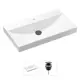 Врезная раковина Lavinia Boho Bathroom Sink 21520901 фарфор 80 см с донным клапаном