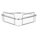 Полка для ванной Bergenson Bjorn Bath HF-SV-SH-MT-CHR-23 угловая 29x22см