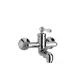 Смеситель для ванны Jacuzzi rubinetteria 0TO00011JA00 однорычажный с душевой лейкой цвет хром