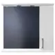 Шкаф зеркальный подвесной Loranto CS00046148 80x74.5см цвет белый