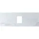 Столешница в ванную Allen brau 00274463 115.8x40.8см Синтетический камень цвет белый