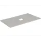 Столешница в ванную Aquanet 00252333 58.6x50см Синтетический камень цвет серый