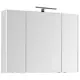Шкаф зеркальный подвесной Aquanet 00203928 100.5x75см цвет белый