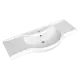 Раковина накладная Kirovit 4640021060957 121см