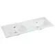 Накладная раковина CERAMICANOVA Element две чаши прямоугольная 122 см CN7004