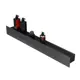 Полка для ванной Flow Skyline Mono Fl-sky-m80-ч 86x15см цвет черный матовый