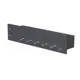 Вешалка с крючками для ванной Flow Bee Hook 40x9.2x9см черная
