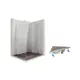 Душевой уголок Ambassador 12011107R-ST5 прямоугольник 80x120см хромированный профиль эффект стекла прозрачный