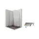 Душевой уголок Ambassador 12011108L-ST8 прямоугольник 90x120см хромированный профиль эффект стекла прозрачный