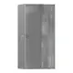 Короб настенный Hansgrohe XtraStoris Rock 300x150x100 мм с дверью для облицовки плиткой цвет стальной