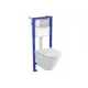 Комплект инсталляция с унитазом Bauedge BK0001-DLR_000002 цвет белый