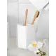 Стакан для зубных щеток DEНАСТИЯ X000166 пластик цвет белый