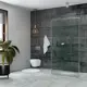 Душевая перегородка Benetto BEN_002_SL_C 97x195см хромированный профиль