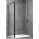 Душевая перегородка Abber AG100BS 100x190см черный профиль