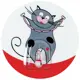 Адгезивный крючок TatKraft Funny Cats Tom