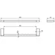 Держатель для полотенца Ideal Standard Connect N1386AA 45см