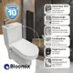 Унитаз-компакт Bloomix Combi 2074 горизонтальный выпуск