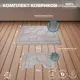 Коврик для ванной комнаты РМС КК-02ТС 50x60см/100x60см цвет серый