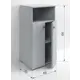 Шкаф для ванны напольный Regent style Виола2д1н 40x84см цвет светло-серый