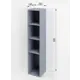 Шкафчик для ванной комнаты Regent Style ОШТ200 20x95x19см настенный цвет темно-серый