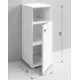 Шкаф для ванны напольный Regent style Виола1д1н левый 30x83.6см цвет белый
