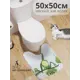 Коврик для ванной комнаты Joyarty wcbath_15264_50x50 50x50см цвет зеленый