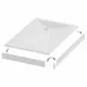 Экран для прямоугольного поддона Grossman Strong GR-S1801101Q металлический 80x110см цвет белый