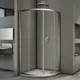 Душевой уголок Veconi RV07-80PL-01-19C3 прямоугольник 80x80см хромированный профиль эффект стекла прозрачный