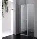 Душевая дверь Cezares ELENA-W-B-11-80+80-C-Cr 153см эффект стекла прозрачный распашной