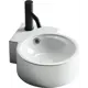 Подвесная раковина CERAMICANOVA Element CN5019 31x41 угловая с переливом