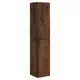Шкаф для ванной комнаты Vincea Mia VSC-2M170RW-R подвесной 35x170см цвет темно-коричневый