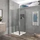 Душевой уголок Vincea VSR-1I901080CH прямоугольник 100x80см хромированный профиль эффект стекла структурный