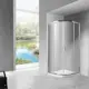 Душевой уголок Vincea VSQ-2SC900CL 1/4 круга 90x90см хромированный профиль эффект стекла прозрачный