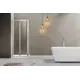 Душевой уголок Vincea VSR-1G8013CL прямоугольник 130x80см хромированный профиль эффект стекла прозрачный
