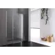 Душевая дверь Cezares ELENA-W-B-13-40+60/30-C-Cr 130см эффект стекла прозрачный распашной