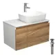Комплект тумба Bauedge Bau Dream 80см с раковиной и смесителем BD2464